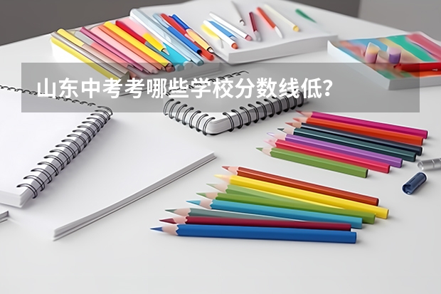 山东中考考哪些学校分数线低？