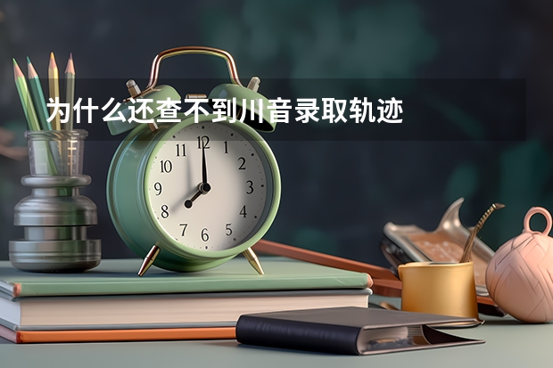 为什么还查不到川音录取轨迹