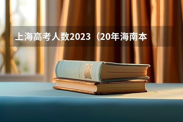 上海高考人数2023（20年海南本科录取率）