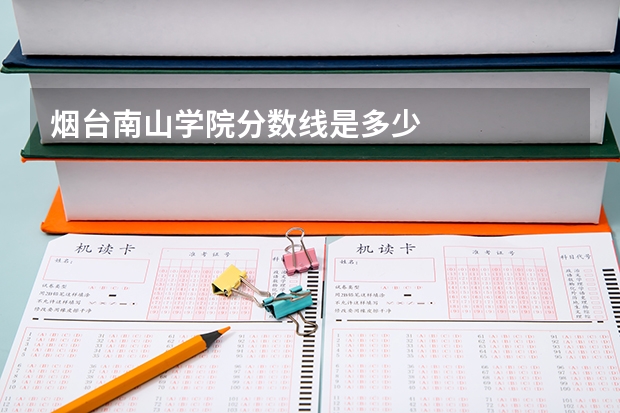 烟台南山学院分数线是多少