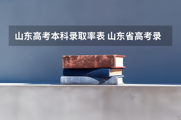 山东高考本科录取率表 山东省高考录取率
