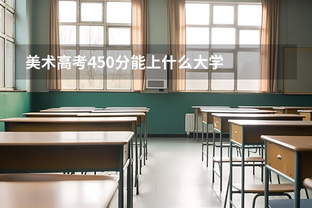 美术高考450分能上什么大学