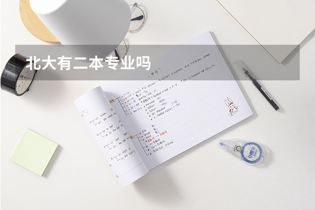 北大有二本专业吗