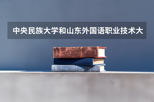 中央民族大学和山东外国语职业技术大学哪个好 分数线对比