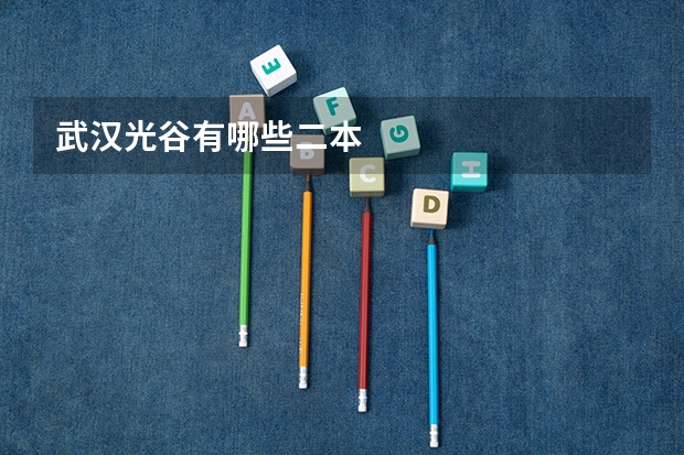 武汉光谷有哪些二本