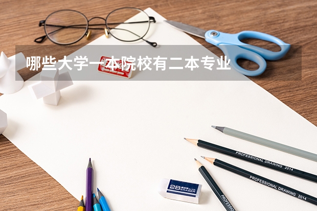 哪些大学一本院校有二本专业