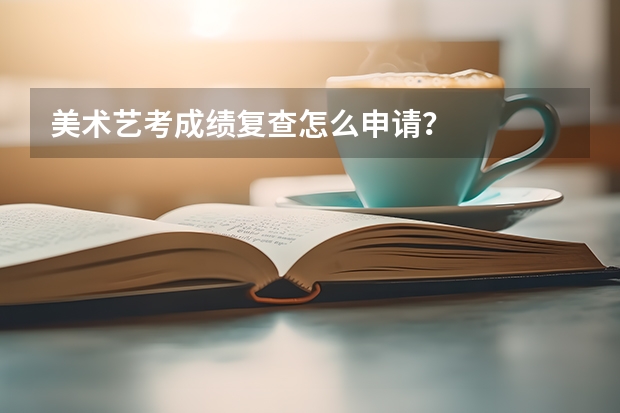 美术艺考成绩复查怎么申请？