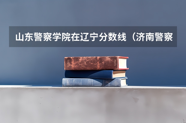 山东警察学院在辽宁分数线（济南警察职业技术学院分数线）