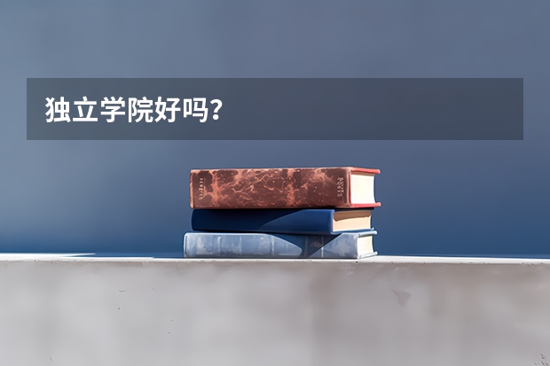 独立学院好吗？