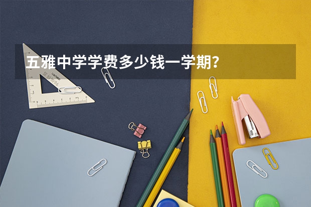 五雅中学学费多少钱一学期？
