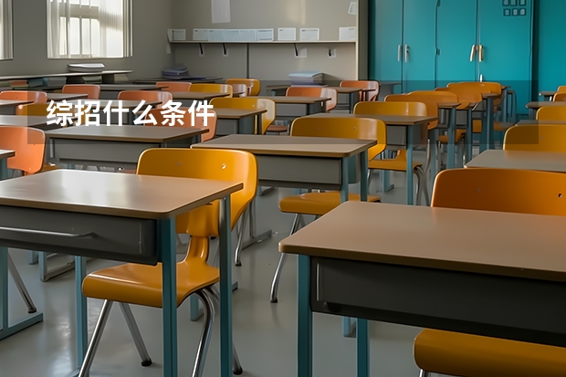 综招什么条件