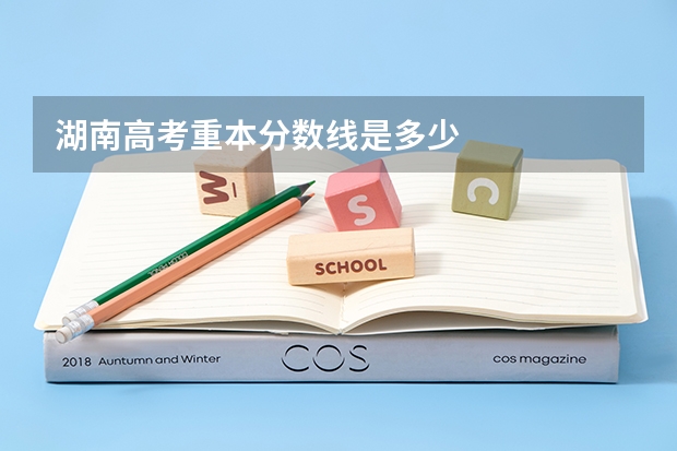 湖南高考重本分数线是多少