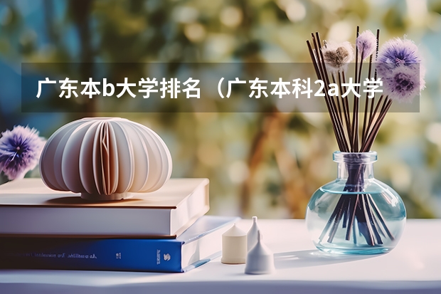 广东本b大学排名(广东本科2a大学排名) 2b大学排名(2a类大学排名)