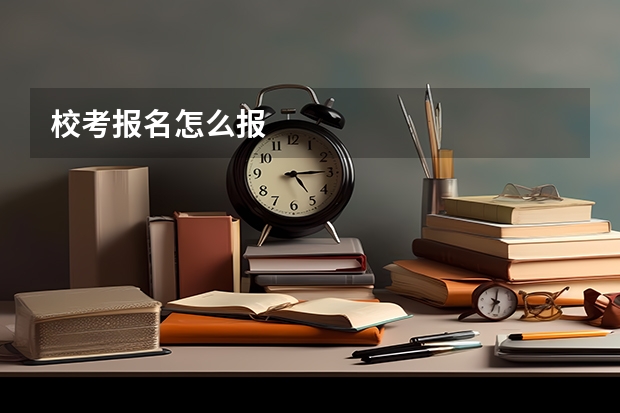 校考报名怎么报