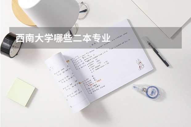 西南大学哪些二本专业