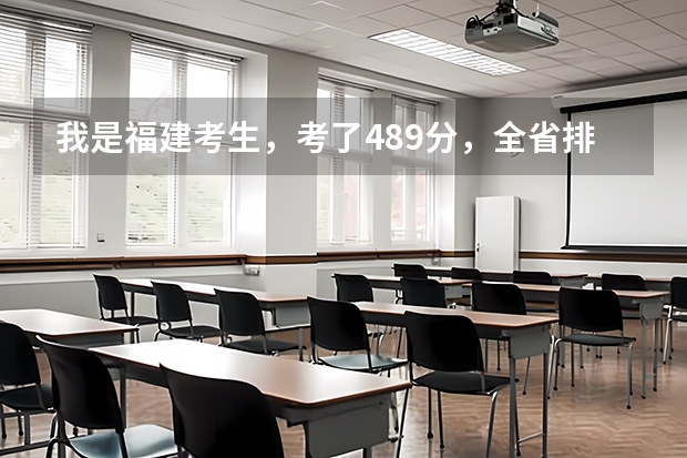 我是福建考生,考了489分,全省排名75000左右,能上哪些学校