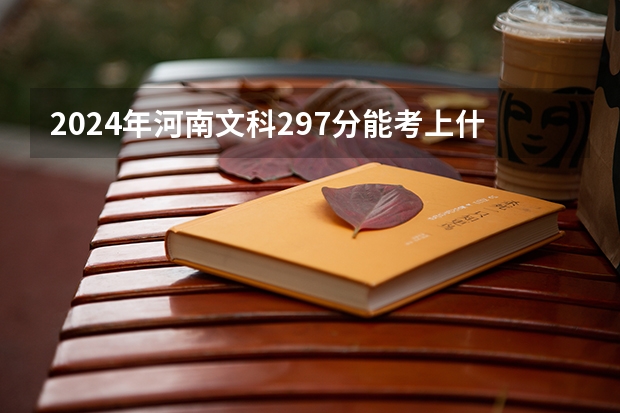 2024年河南文科297分能考上什么大学？