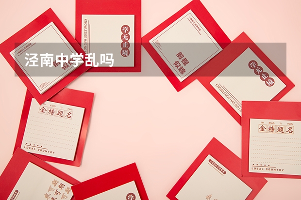 泾南中学乱吗