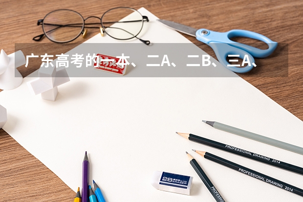 广东高考的一本、二A、二B、三A、三B是什么意思啊