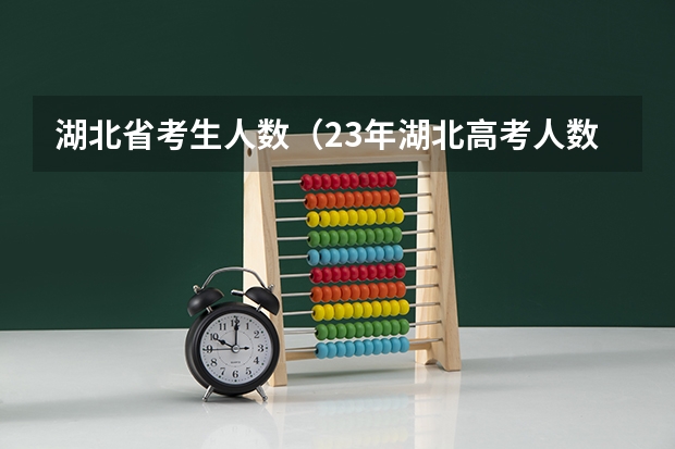 湖北省考生人数（23年湖北高考人数）