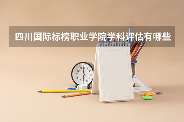 四川国际标榜职业学院学科评估有哪些（重点学科介绍）