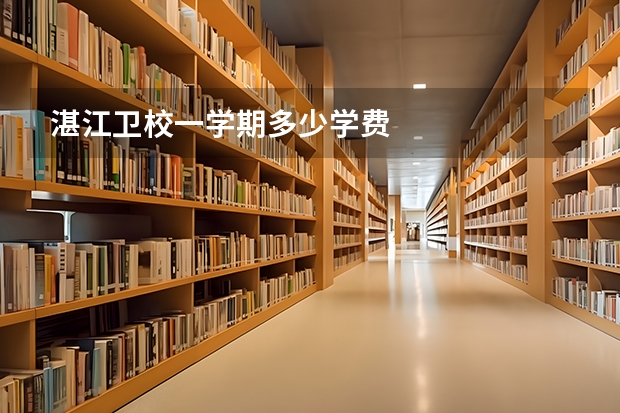 湛江卫校一学期多少学费