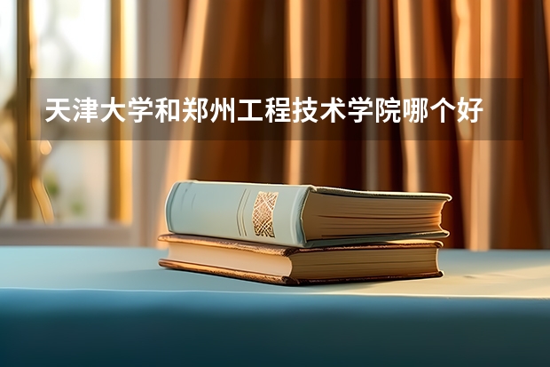 天津大学和郑州工程技术学院哪个好 分数线对比