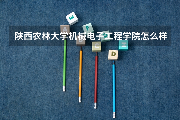 陕西农林大学机械电子工程学院怎么样