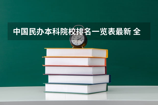 中国民办本科院校排名一览表最新 全国民办本科大学排名一览表