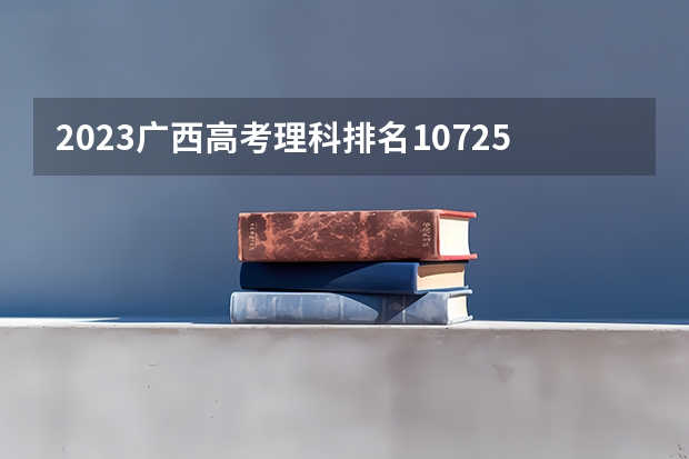 2023广西高考理科排名107258的考生报哪所大学 往年录取分数线