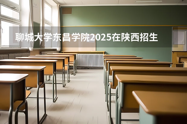 聊城大学东昌学院2025在陕西招生计划预测