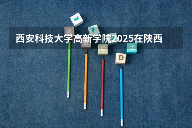 西安科技大学高新学院2025在陕西招生计划预测