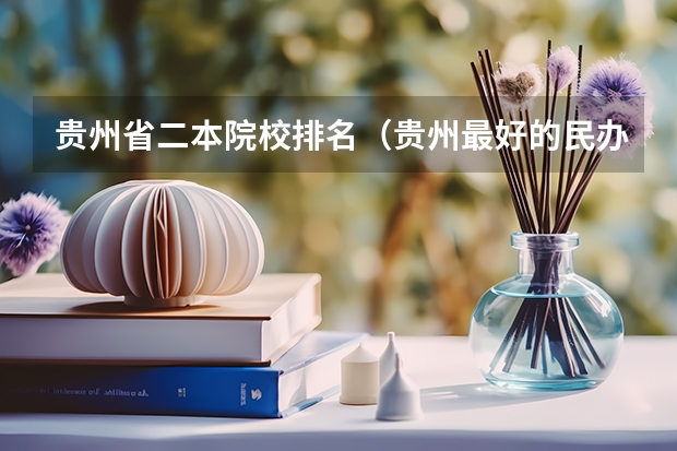 贵州省二本院校排名（贵州最好的民办二本大学）