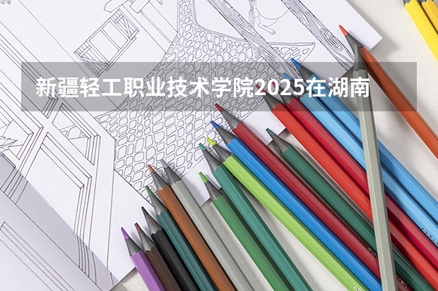 新疆轻工职业技术学院2025在湖南招生计划预测