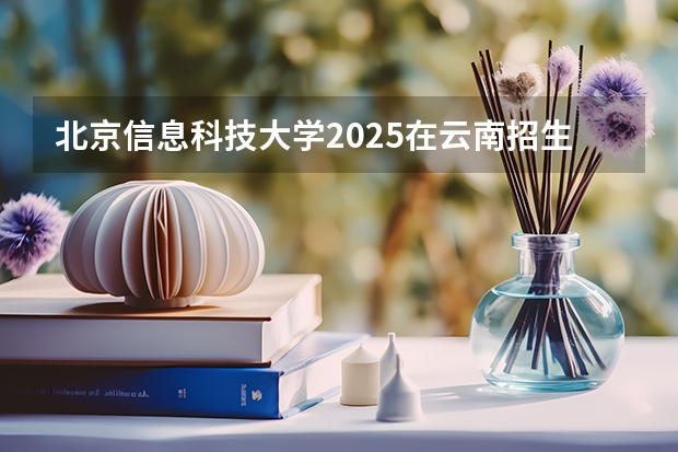 北京信息科技大学2025在云南招生计划预测