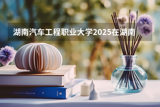 湖南汽车工程职业大学2025在湖南招生计划预测