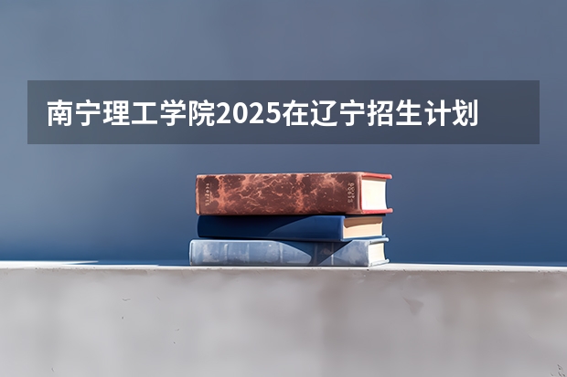 南宁理工学院2025在辽宁招生计划预测
