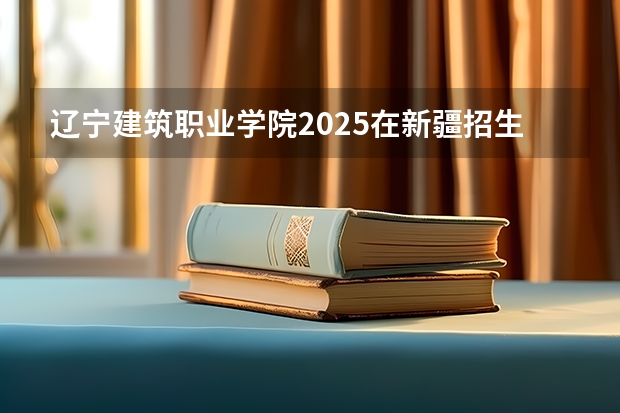 辽宁建筑职业学院2025在新疆招生计划预测