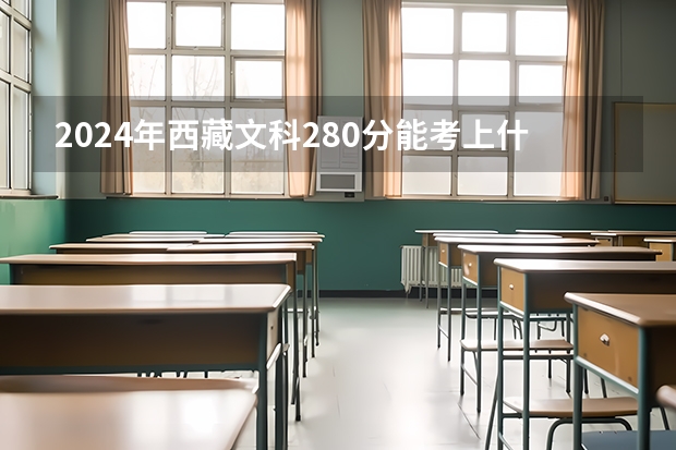 2024年西藏文科280分能考上什么大学？