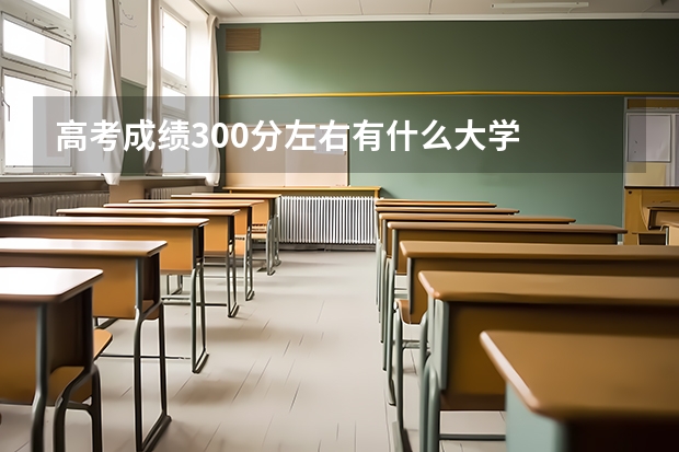 高考成绩300分左右有什么大学