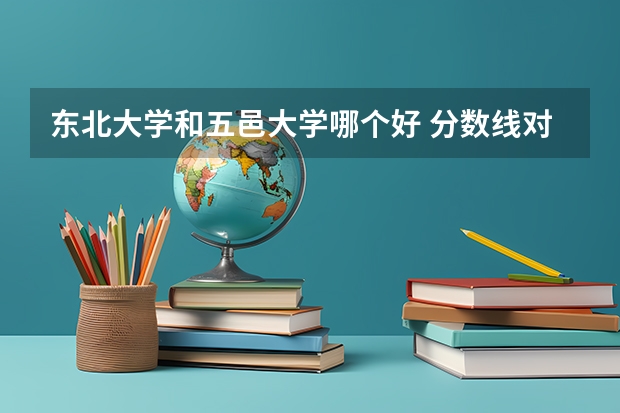 东北大学和五邑大学哪个好 分数线对比
