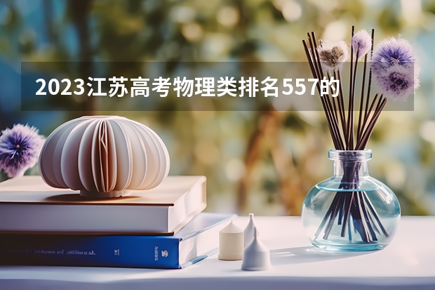 2023江苏高考物理类排名557的考生报哪所大学 往年录取分数线