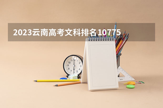2023云南高考文科排名10775的考生报哪所大学 往年录取分数线