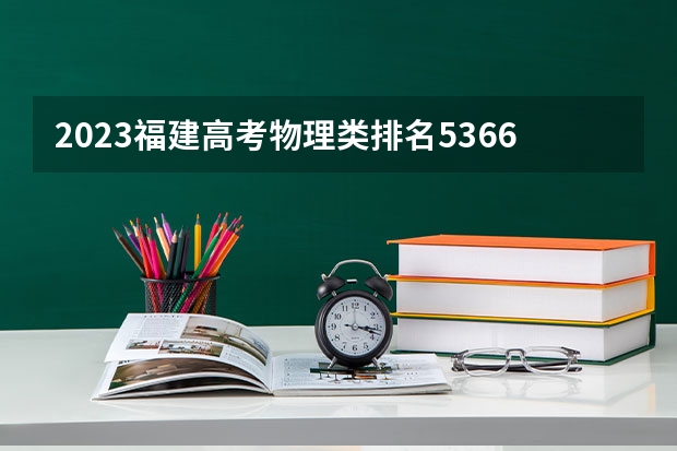 2023福建高考物理类排名53668的考生报哪所大学 往年录取分数线