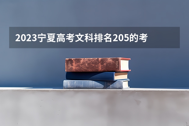 2023宁夏高考文科排名205的考生报哪所大学 往年录取分数线
