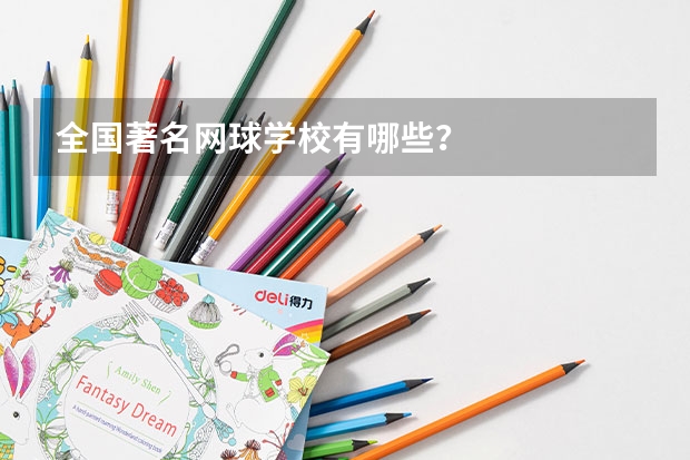 全国著名网球学校有哪些?