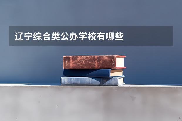 辽宁综合类公办学校有哪些